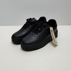 No Boundaries PU Platform Sneaker Women's Size 8.5 Memory Foam Casual Shoe NWT